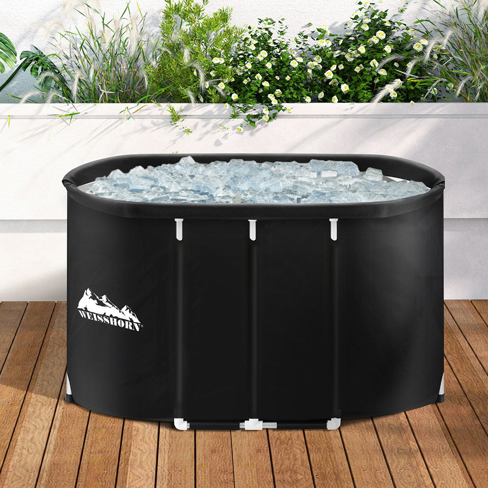 Weisshorn Portable Ice Bath Tub 120×70×70 cm – Inflatable Cold Water Folding Spa for Recovery & Muscle Massage