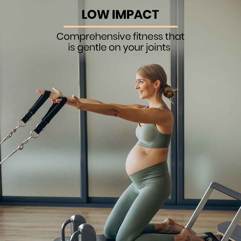 SōL Pilates – Aluminium Reformer Machine with Box & Jump Board