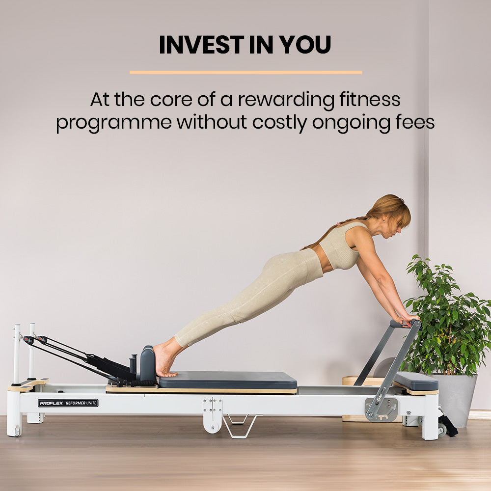 SōL Pilates – Aluminium Reformer Machine with Box & Jump Board