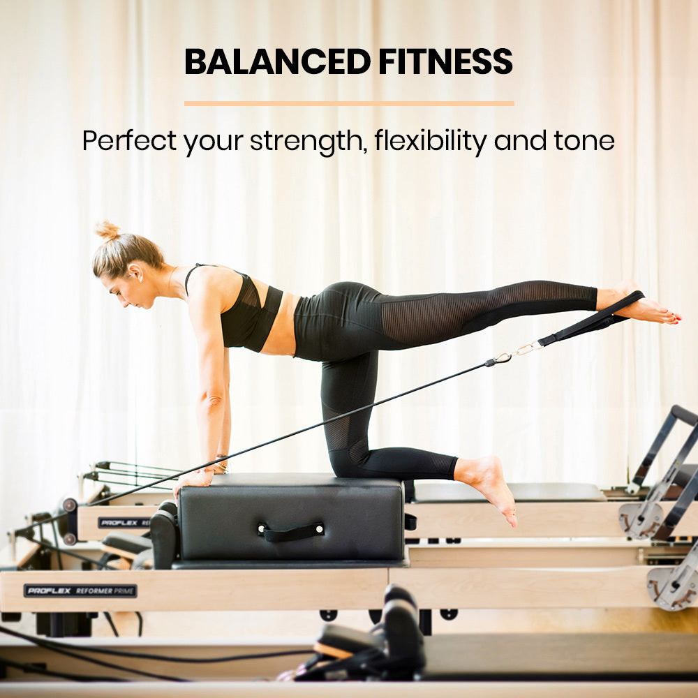 SōL Pilates – Wooden Reformer Machine with Box & Jump Board