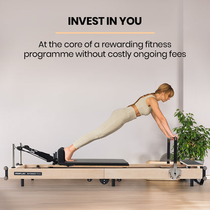SōL Pilates – Wooden Reformer Machine with Box & Jump Board