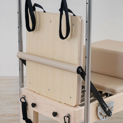 Lifespan Fitness Contour Cadillac Pilates Reformer with Full Trapeze Table (Beige)