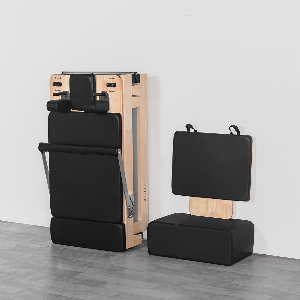 SōL Pilates – Lifespan Contour 2 Folding Wooden Reformer Set