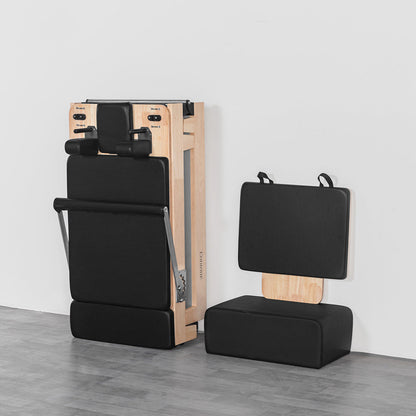 SōL Pilates – Lifespan Contour 2 Folding Wooden Reformer Set