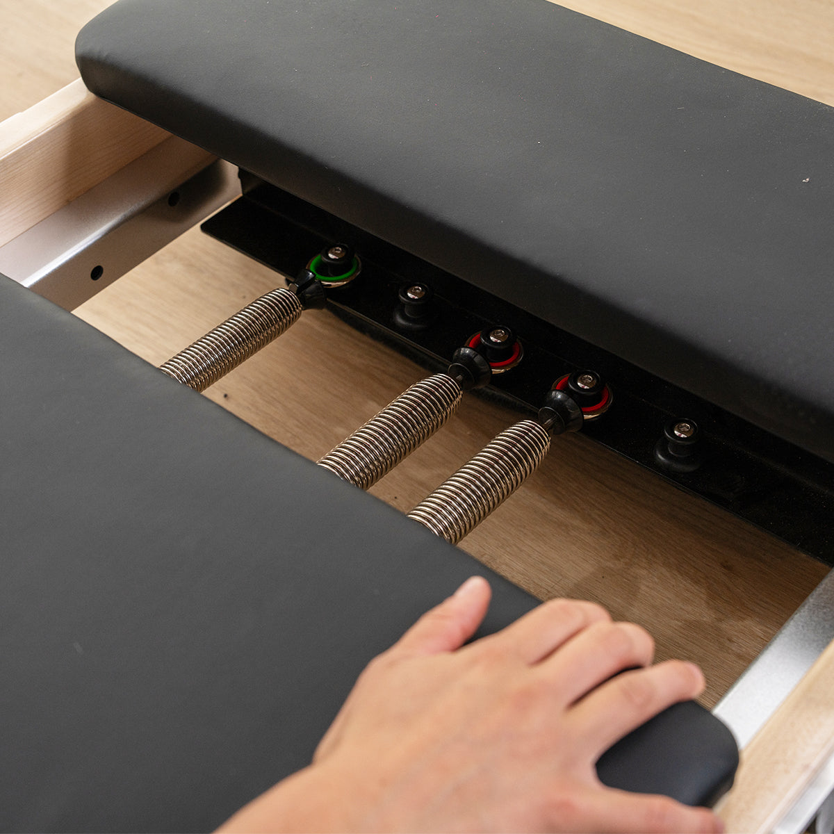 SōL Pilates – Lifespan Contour 2 Folding Wooden Reformer Set