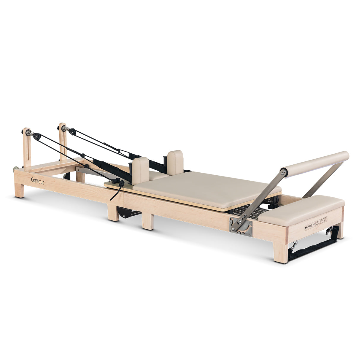 SōL Pilates – Lifespan Contour Folding Wooden Reformer Set (Beige)