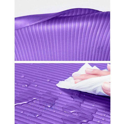 20MM Thick Yoga Mat Pad NBR Nonslip Exercise Fitness Pilate Gym Durable - Purple