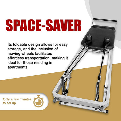 SōL Pilates – Foldable Reformer Machine for Home Gym