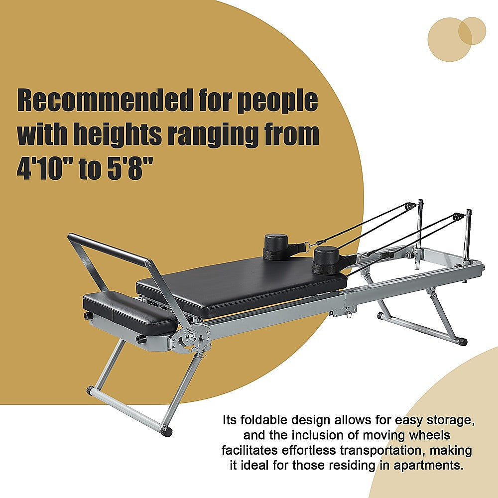 SōL Pilates – Foldable Reformer Machine for Home Gym