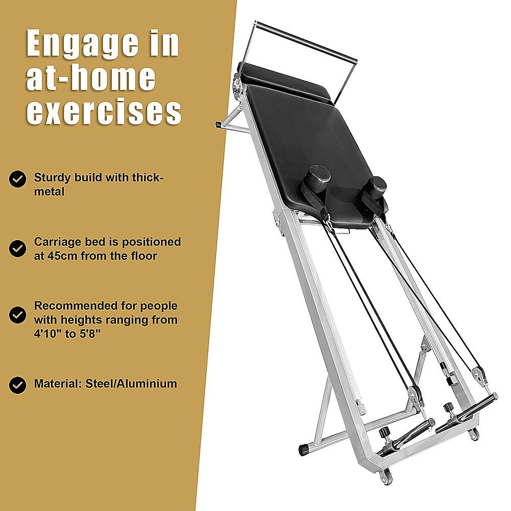 SōL Pilates – Foldable Reformer Machine for Home Gym
