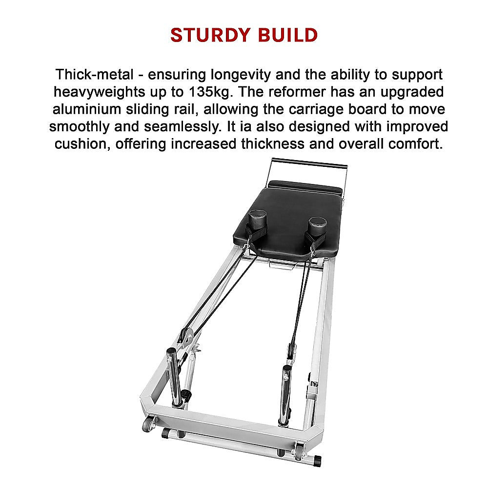 SōL Pilates – Foldable Reformer Machine for Home Gym