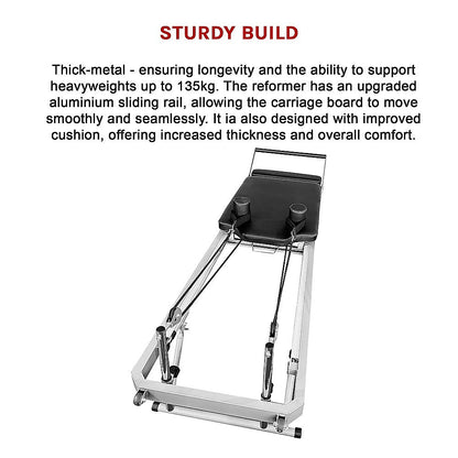 SōL Pilates – Foldable Reformer Machine for Home Gym