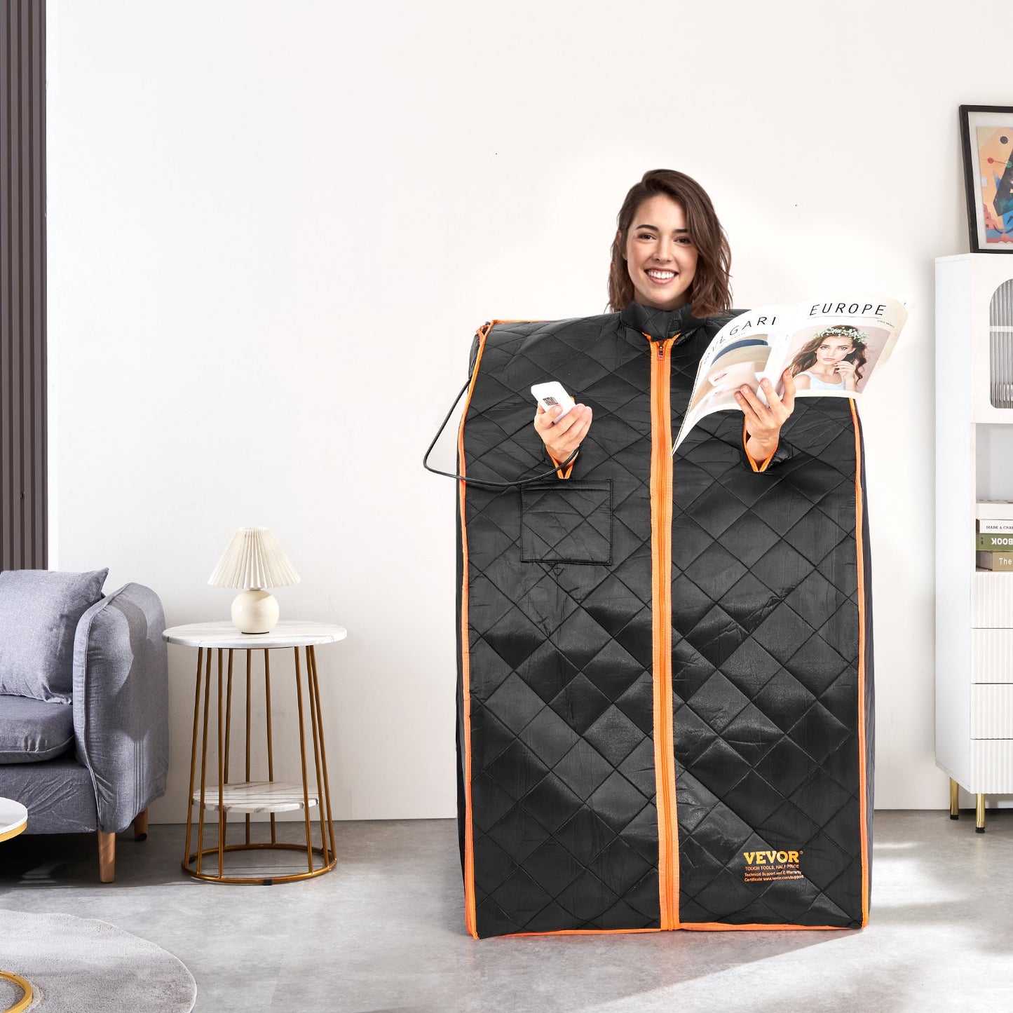 SōL Portable Infrared Sauna Tent — 1050W At-Home Heat Therapy for Detox, Relaxation & Recovery