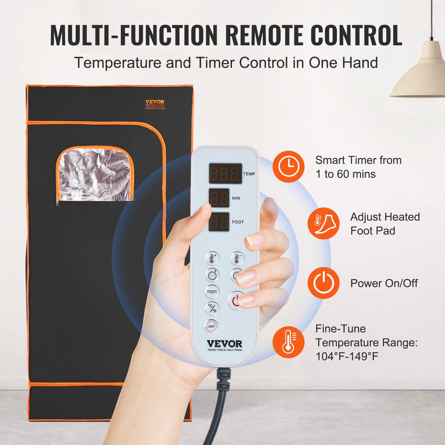 SōL Portable Infrared Sauna Tent — 1400W At-Home Heat Therapy for Detox, Relaxation & Recovery
