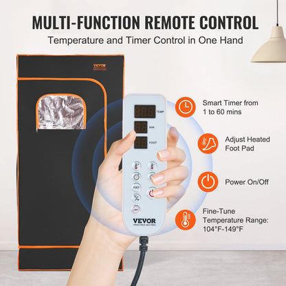 SōL Portable Infrared Sauna Tent — 1400W At-Home Heat Therapy for Detox, Relaxation & Recovery