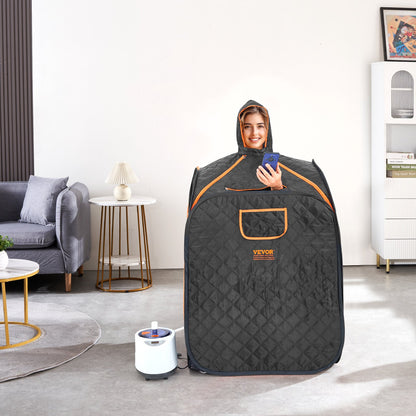 SōL Portable Steam Sauna Tent — 1000W At-Home Spa for Detox, Relaxation & Recovery